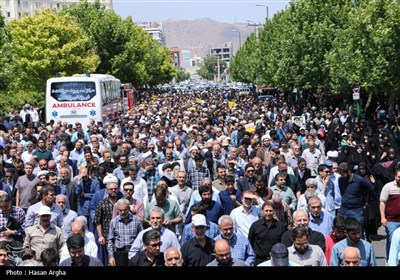 راهپیمائی در محکومیت حملات رژیم صهیونیستی به ایران - زنجان