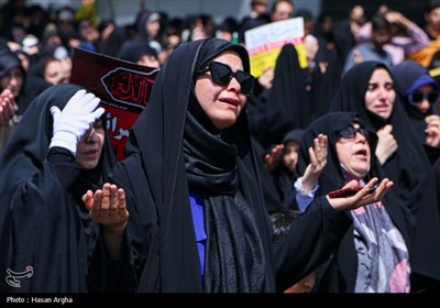 راهپیمائی در محکومیت حملات رژیم صهیونیستی به ایران - زنجان