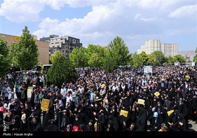راهپیمائی در محکومیت حملات رژیم صهیونیستی به ایران - زنجان