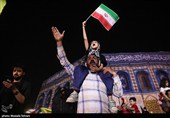 شادی زاهدانیها در پی عملیات وعده صادق 3