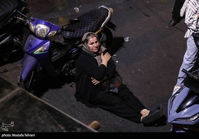 فرحة أهالی طهران بعد عملیة الوعد الصادق 3