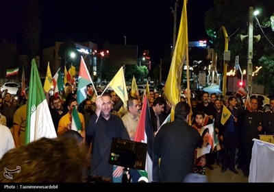 شادی مردم اردبیل پس از حملات موشکی به رژیم صهیونیستی