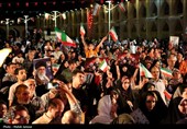 اجتماع خودجوش مردم اصفهان در پشتیبانی انتقام