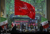 اجتماع حماسی غدیریان منتقم در مسجد جمکران