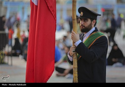 اجتماع حماسی غدیریان منتقم در مسجد جمکران