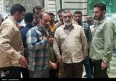 آخرین زیارت شهید حاجی‌زاده در حرم حضرت معصومه(س) +فیلم