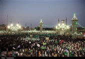 اجتماع غدیریان منتقم در حرم بانوی کرامت