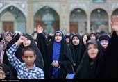 اجتماع غدیریان منتقم در حرم بانوی کرامت