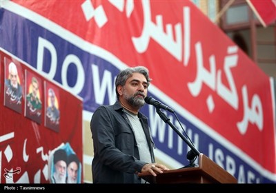 اجتماع غدیریان منتقم در حرم بانوی کرامت
