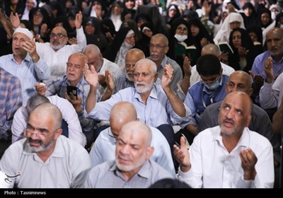 مراسم دعای کمیل زائران ایرانی در مکه مکرمه