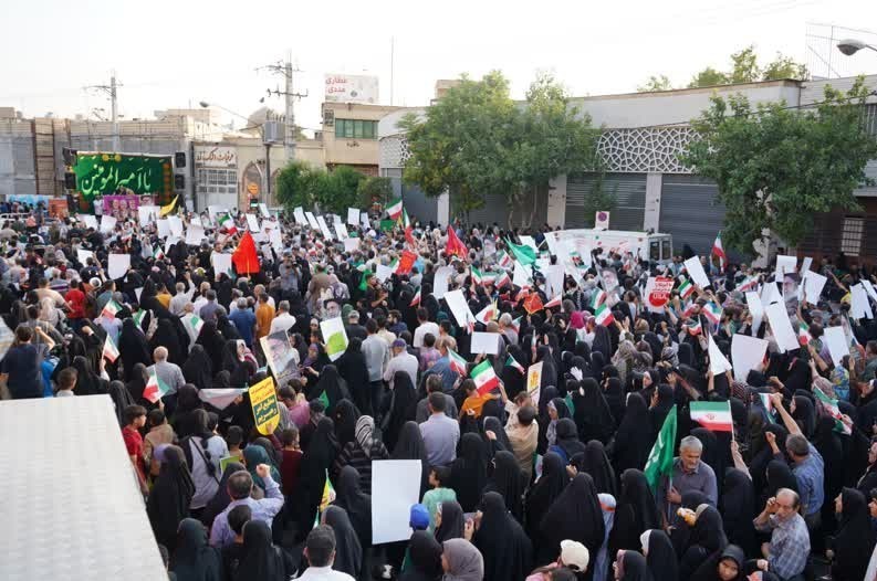 میثاق با مقاومت و محکومیت جنایات اسرائیل در اجتماع غدیر