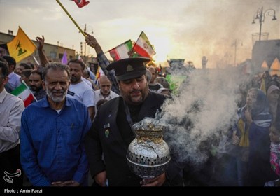 جشن کیلومتری غدیر در شیراز و میثاق با مقاومت