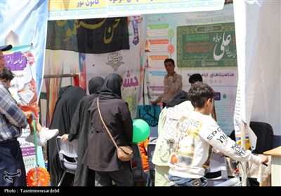 استقبال مردم اردبیل از راهپیمایی غدیر با شعار ایران؛ ذوالفقار علی(ع)