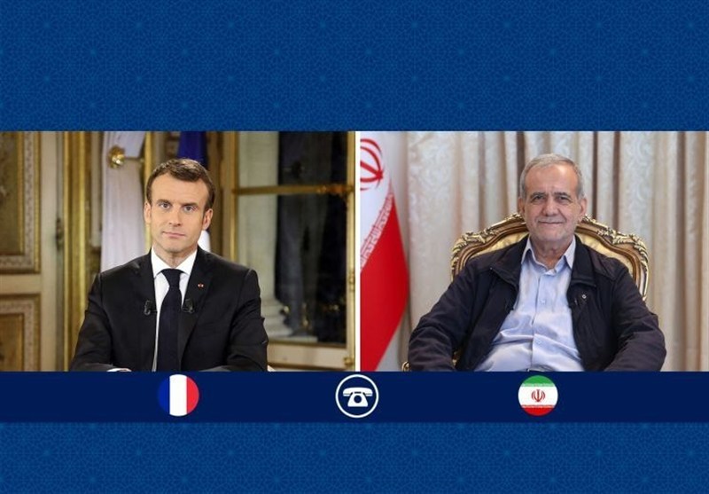 پزشکیان به مکرون: مذاکره همزمان با حملات تصور باطل است