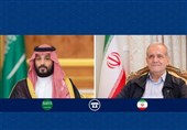 بزشکیان لولی العهد السعودی: أمریکا والکیان الصهیونی یسعیان لإثارة الفرقة بین الدول الإسلامیة