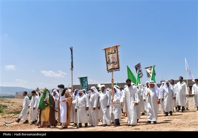 بازسازی واقعه تاریخی غدیر خم در شهرستان اهر