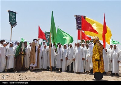 بازسازی واقعه تاریخی غدیر خم در شهرستان اهر