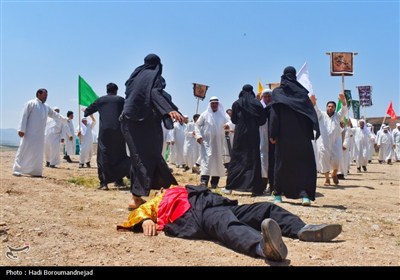 بازسازی واقعه تاریخی غدیر خم در شهرستان اهر