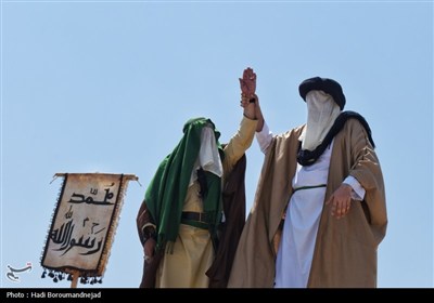 بازسازی واقعه تاریخی غدیر خم در شهرستان اهر