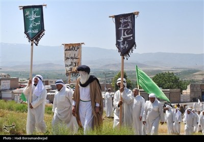 بازسازی واقعه تاریخی غدیر خم در شهرستان اهر
