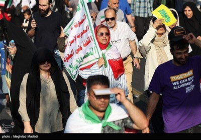مسیرة &#171;إیران، ذو الفقار علی (ع)&#187; فی طهران