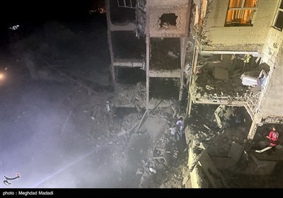 هجوم إرهابی إسرائیلی على حی نارمک فی طهران