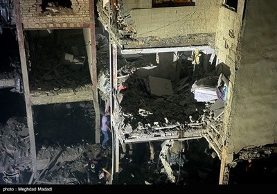 هجوم إرهابی إسرائیلی على حی نارمک فی طهران