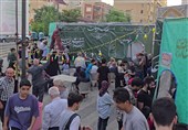 مواکب علوی تبریز پای کار مراسم بزرگ &quot;ایران ذوالفقار علی &quot;