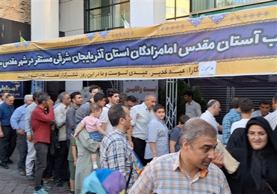 موکب امامزادگان تبریز در همایش "ایران ذوالفقار علی"