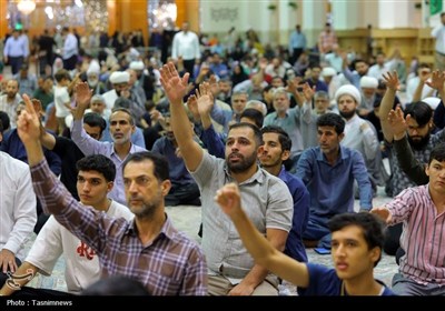 محفل شام عید غدیر در حرم حضرت معصومه(س)
