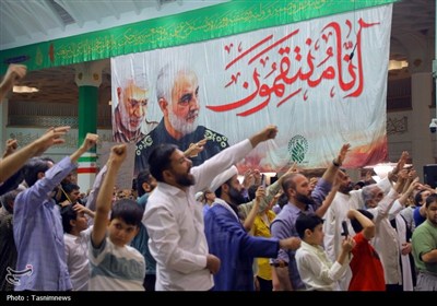 محفل شام عید غدیر در حرم حضرت معصومه(س)