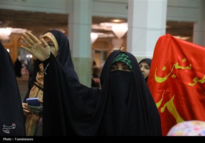 محفل شام عید غدیر در حرم حضرت معصومه(س)