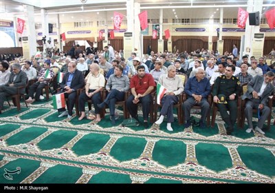 اجتماع مردمی غدیر با شعار ایران، ذوالفقار علی (ع) در بوشهر