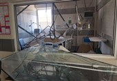 جنایت اسرائیل در حمله به بیمارستان فارابی کرمانشاه‌ +‌ فیلم‌
