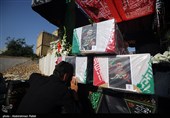 مراسم تشییع پیکر 6 شهید حمله رژیم صهیونیستی به اسدآباد -همدان