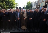 مراسم تشییع پیکر 6 شهید حمله رژیم صهیونیستی به اسدآباد -همدان