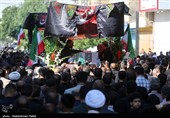 مراسم تشییع پیکر 6 شهید حمله رژیم صهیونیستی به اسدآباد -همدان