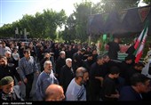 مراسم تشییع پیکر 6 شهید حمله رژیم صهیونیستی به اسدآباد -همدان