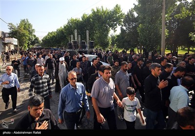 مراسم تشییع پیکر 6 شهید حمله رژیم صهیونیستی به اسدآباد -همدان