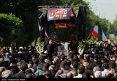 مراسم تشییع پیکر 6 شهید حمله رژیم صهیونیستی به اسدآباد -همدان