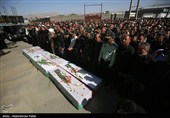 مراسم تشییع پیکر 6 شهید حمله رژیم صهیونیستی به اسدآباد -همدان