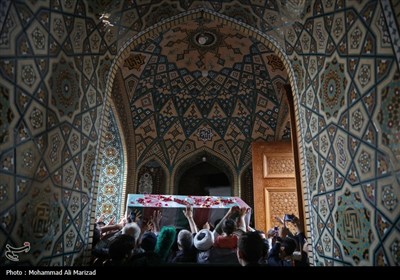 تشییع پیکر مطهر شهدای حمله رژیم صهیونیستی در قم