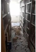 نگاهی به کتابخانه وزارت خارجه پس از حمله صیهونیستها