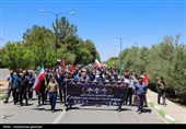 خروش دانشگاهیان خراسان جنوبی در محکومیت جنایات رژیم صهیونیستی