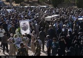 تشییع پیکر شهید سید مهدی موسوی در خرم‌آباد