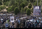 تشییع پیکر شهید سید مهدی موسوی در خرم‌آباد