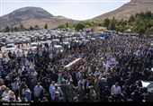 تشییع پیکر شهید سید مهدی موسوی در خرم‌آباد