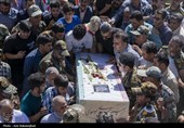 تشییع پیکر شهید سید مهدی موسوی در خرم‌آباد