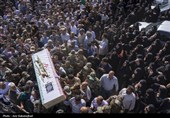 تشییع پیکر شهید سید مهدی موسوی در خرم‌آباد