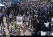 تشییع پیکر شهید سید مهدی موسوی در خرم‌آباد
